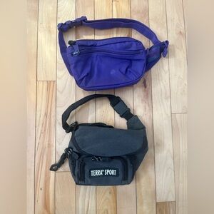 Pair of vintage Fanny pack bag